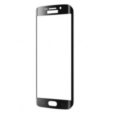 Защитное стекло черное 3D для Samsung S6 EDGE GLASS PRO+