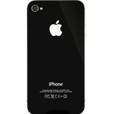 Задняя крышка черная для iPhone 4S