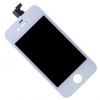 Дисплей в сборе с тачскрином (модуль) белый для Apple iPhone 4