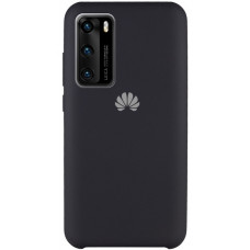 Чехол силиконовый черный для Huawei P40 Silicone Cover