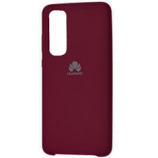 Чехол силиконовый красный для Huawei P40 Silicone Cover