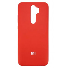 Чехол силиконовый красный для Xiaomi Redmi Note 8 Pro