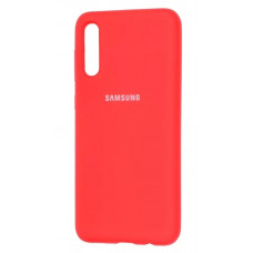 Чехол силиконовый красный для Samsung Galaxy A30S/A50 Silicone Cover