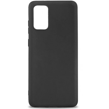 Чехол силиконовый черный матовый для Samsung Galaxy S20 Plus