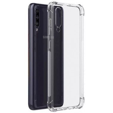 Чехол силиконовый прозрачный противоударный для Samsung Galaxy A30S/A50 King Kong