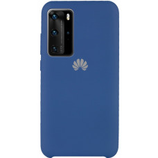 Чехол силиконовый синий для Huawei P40 Silicone Cover