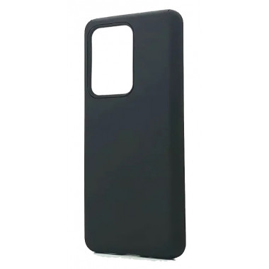 Чехол силиконовый черный матовый для Samsung Galaxy S20 Ultra