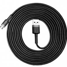 USB кабель черно-серый 3 м MicroUSB Baseus