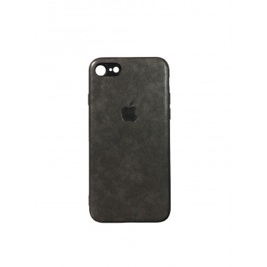 Чехол силиконовый серая кожа для Apple  iPhone 7/8