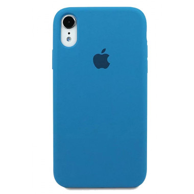 Чехол синий для Apple iPhone XR Silicone Case 38
