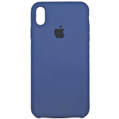 Чехол темно-синий для Apple iPhone XR Silicone Case 20