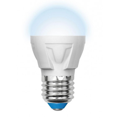Лампа светодиодная матовая LED-G45 7W E27 4500 K Uniel PLP01WH