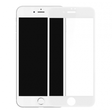 Защитное стекло белое для iPhone 6
