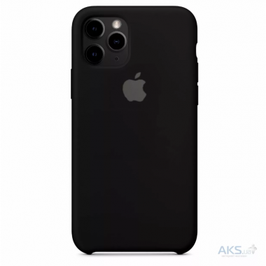 Чехол силиконовый черный Apple iPhone 11 Pro Max 
