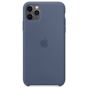 Чехол силиконовый синий для Apple iPhone 11 Pro 