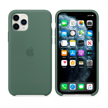 Чехол силиконовый зеленый для iPhone 11 Pro Maх 