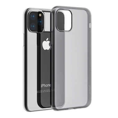 Чехол силиконовый темно-прозрачный для iPhone 11 Pro Max HOCO 