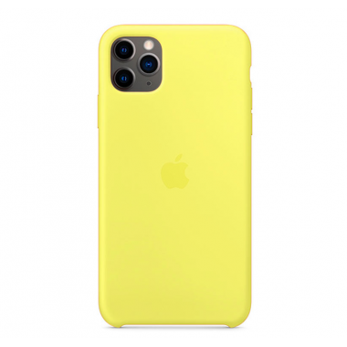 Чехол силиконовый лимонный Apple iPhone 11 Pro Max 