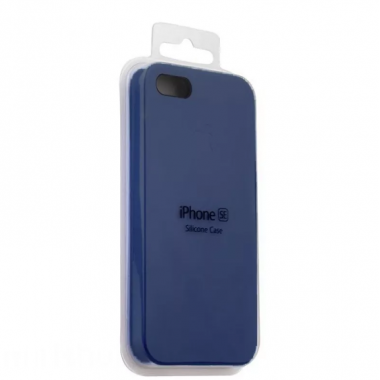 Чехол силиконовый темно-синий Apple iPhone 5S/5SE 