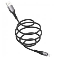 USB кабель microUSB черный 1.2 м Hoco U80 