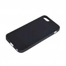 Чехол силиконовый ультратонкий черный iPhone 5\5S Si Jie