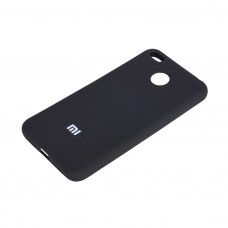 Чехол силиконовый черный с TPU покрытием на Xiaomi Redmi 4X Silicone Case