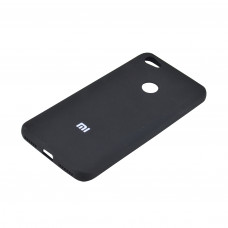 Чехол силиконовый черный с TPU покрытием на Xiaomi Redmi Note 5A Silicone Case