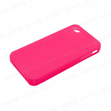 Чехол силиконовый матовый розовый для iPhone 4/4S Eimo Show Yourself