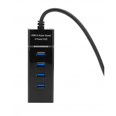 Разветвитель HUB черный 4-Port 0.3 м USB 3.0 GBPS 303