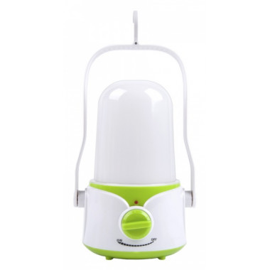Фонарь аккумуляторный кемпинговый бело-зеленый Smartbuy  45 SMD SBF-42-WG