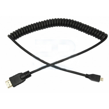 Шнур HDMI - mini HDMI 2 м витой черный REXANT 17-7120
