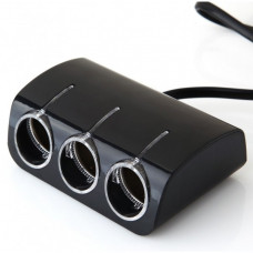 Разветвитель автоприкуривателя 3 гнезда 120 W IN-CAR 1521