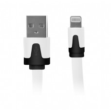 USB кабель iPhone 5/5S slim 1 м белый шнур REXANT 18-1974
