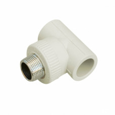 Тройник комбинированный 25 мм 1/2' с наружной резьбой WAVIN EKOPLASTIK STKЕ02520X