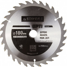 Диск пильный по дереву 180х30Тх20 мм STAYER 3681-180-20-30