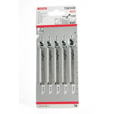 Пилки для лобзика BOSCH T301CD 2.608.637.590