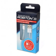 Кабель USB 1м белый ROBITON Р3-AppleLightning/1m/SyncCharge 615-429 12681