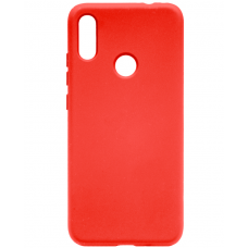 Бампер красный для Xiaomi Redmi Note 7 Silicone cover