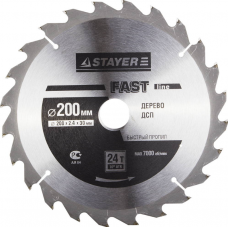 Диск пильный 200х24Тх30 мм STAYER 3680-200-30-24
