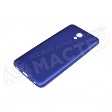 Чехол матовый синий бархат для Meizu M5 Note