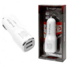 Адаптер в прикуриватель 2хUSB 1А+2.1A белый AFKA TECH LSC9188