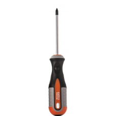 Отвертка стержневая крестовая PH1x100 мм ROUND GRIP Ombra