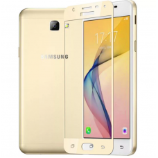 Защитное стекло золото для Samsung J5 Prime