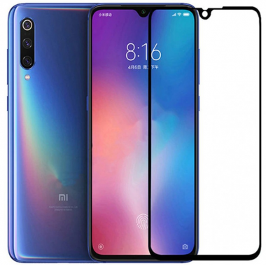 Защитное стекло черное для Xiaomi Mi 9 SE BINGO