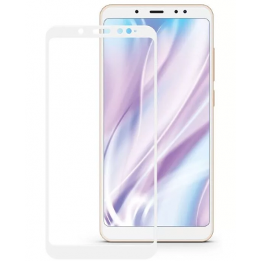 Защитное стекло белое для Xiaomi Redmi Note 5/5PRO BINGO 