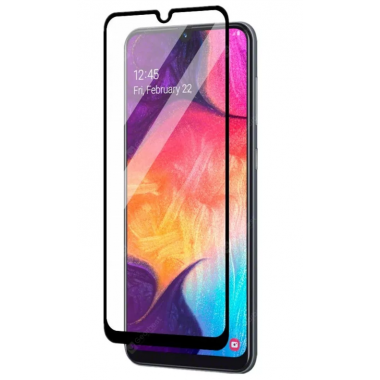 Защитное стекло черное для Samsung М30 2019 BINGO