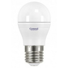 Лампа светодиодная 7 Вт E27 GF45 6500 K 520 Лм 230 В General GLDEN-G45-7-230 639900