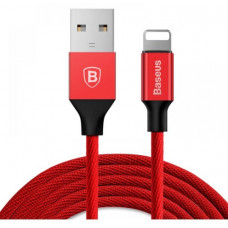 USB кабель iPhone 8 pin красный 120 см Baseus Yiven Cable CALYW-09