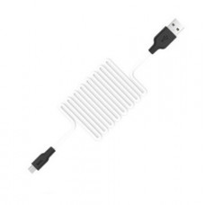 Кабель microUSB 1 м белый Hoco X21