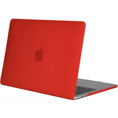 Чехол жесткий для MacBook Pro 13 красный Hard Shell Case
